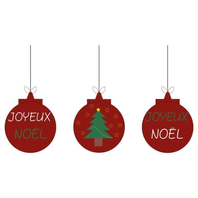 Stickers Boules de Noël 2