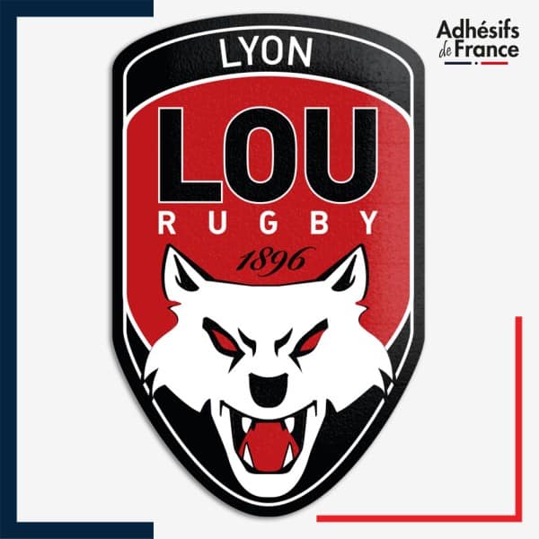 Sticker logo rugby - Club Lyon - LOU Rugby - Lyon Olympique Universitaire