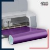 machine découpe rouleau d'adhésif vinyle violet