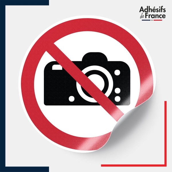 étiquettes adhésives norme iso 7010 interdiction de photographier