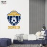 Sticker Football club avec prénom personnalisable