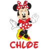 Sticker Minnie avec prénom personnalisable