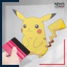 stickers sous film transfert Pokémon Pikachu