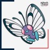 Sticker Pokémon Papilusion