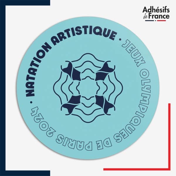 Sticker JO Paris 2024 Pictogramme Natation artistique